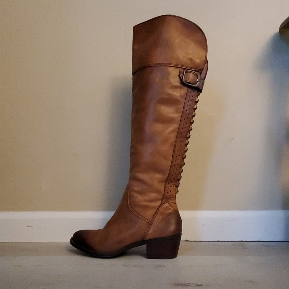 Genuine Leather Vince Camuto Studded Boots
